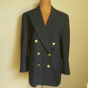 **Donated** Talbots Wool Navy Blazer